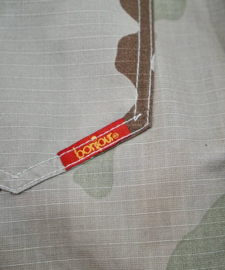 90s vtg bonjour camouflage cotton shorts (deadstock)
