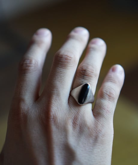 Silver 925 BlackOpal Ring
