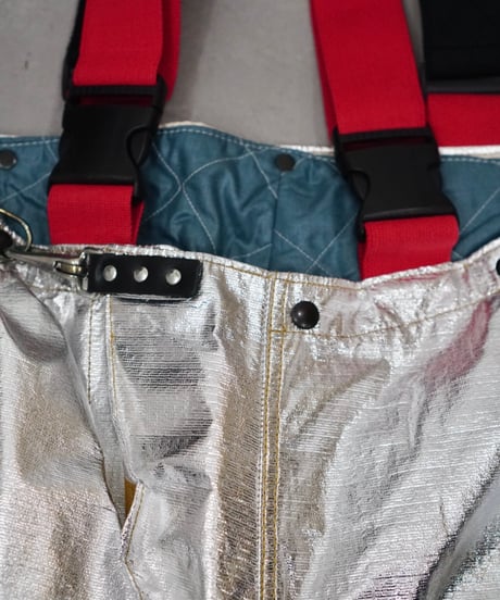 80s vtg DEADSTOCK fireman silver over cargo pants
