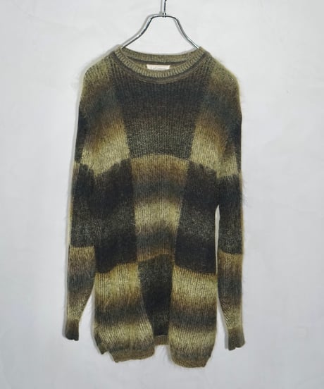 90s LaCarbona mohair/rayon shaggy knit