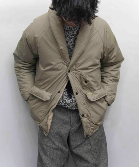 80s vtg HOMME SPORTS shawl collar down jacket