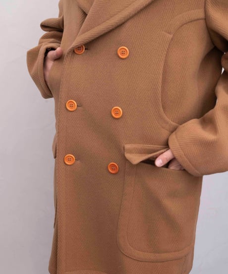 Giuliano Fujiwara made in Italy viscose coat