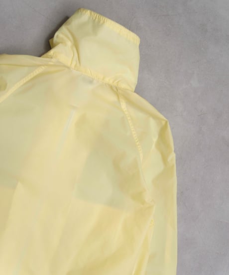 70s vtg sheer nylon jacket (lemon yellow)