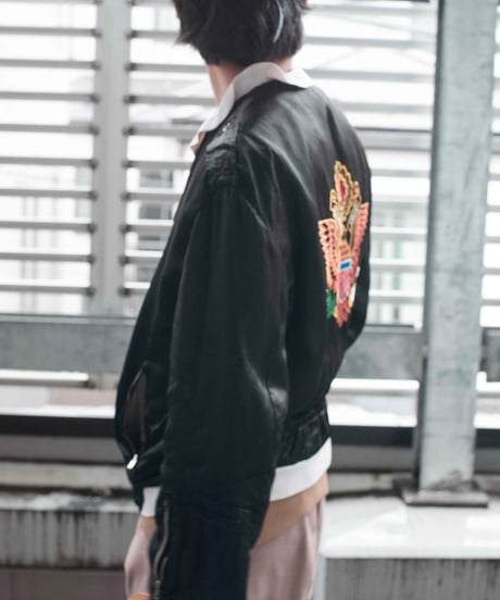60s vtg Germany vtg satin souvenir jacket