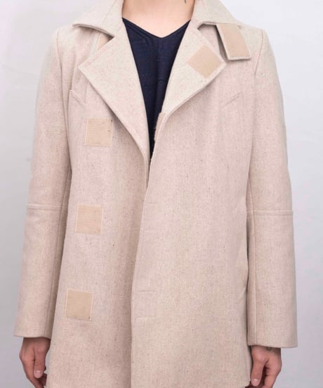 JACK HENRY made in france velcro standcollar wool jacket