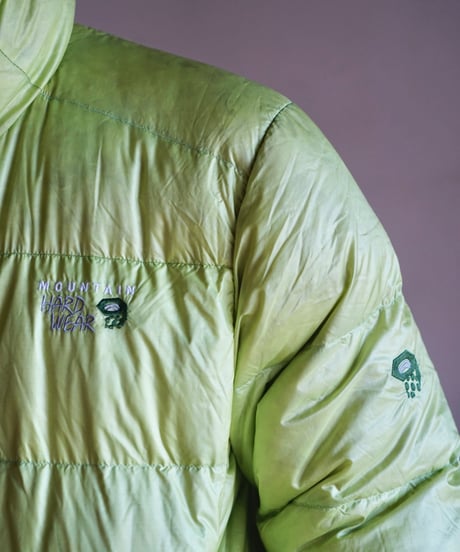 00s Mountain Hardwear lime green down jacket