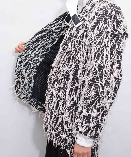 unknown shawl collar tree tailored jacket