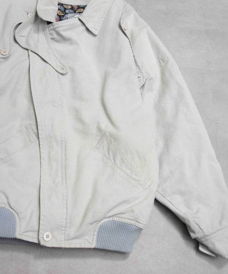 80s vtg CUGGI multi button dolman cotton jacket