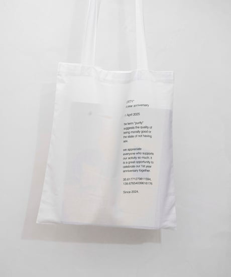 PURITY anniversary tote