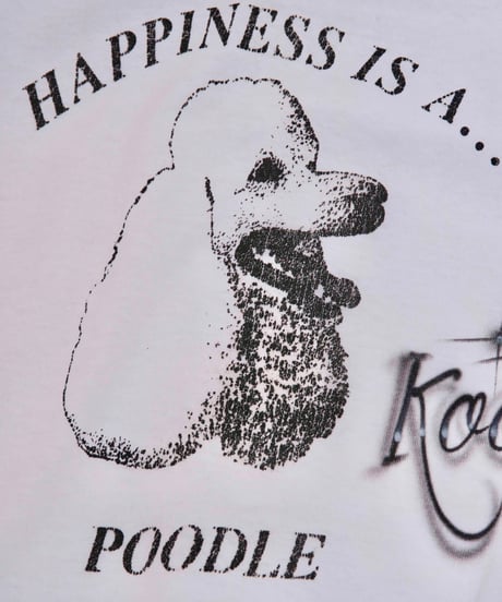 90s Happiness is poodle Tee