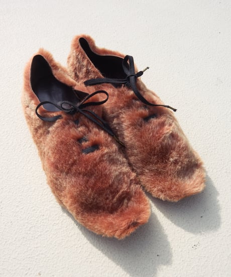 sheep fur dress shoes