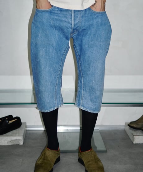 00s Scye drape cropped jeans