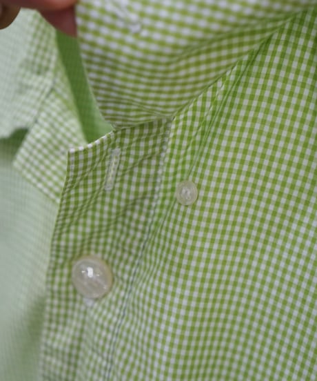 00s gingham check pullover shirts