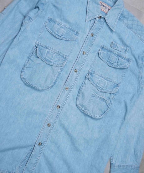 90s Bimini Bay multipocket denim shirts