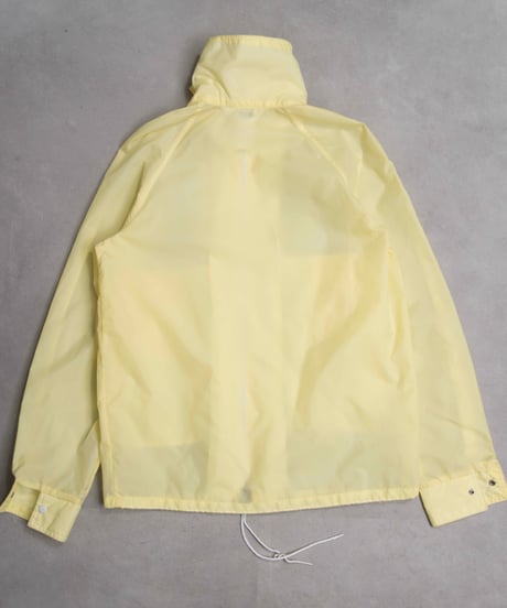 70s vtg sheer nylon jacket (lemon yellow)