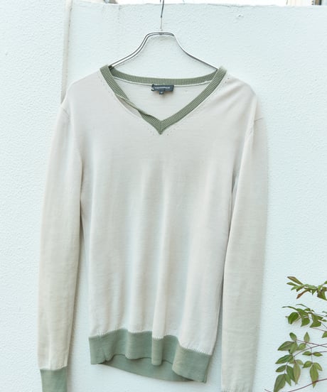 KRIS VAN ASSCHE twisted neck knit