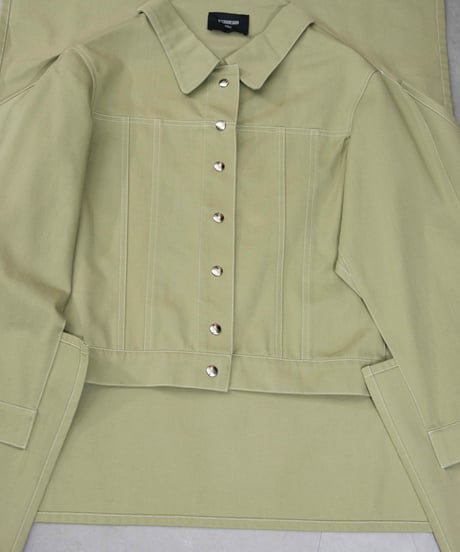 AFTERHOMEWORK PARIS deformation cotton jacket