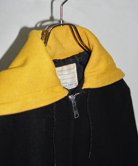 70s vintage DeLONG MeltonWool VarsityJacket