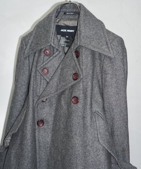 JACK HENRY made in france wool p coat
