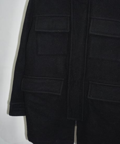 90-00s ixi:z hoooded wool middle coat