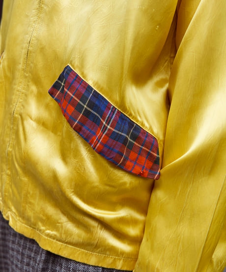 60s vtg GAYS silk jacket