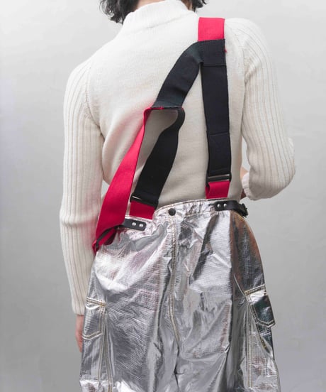 80s vtg DEADSTOCK fireman silver over cargo pants