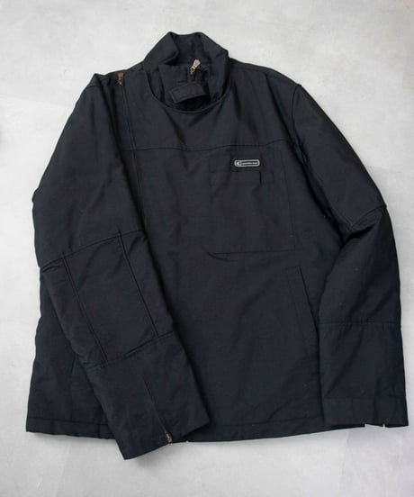 Calvin Klein 00s diagonal zip padded jacket