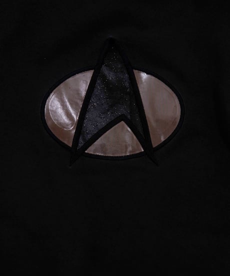 90s vtg STARTREK patched design Tee