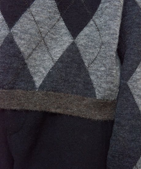 Dessin de Mode mohair argyle