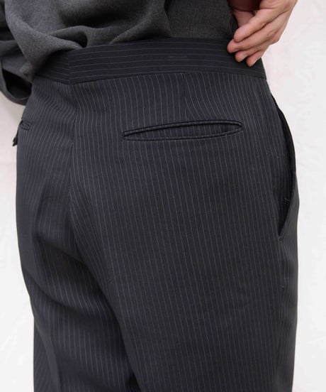 70s vtg pinhead stripe wide slacks