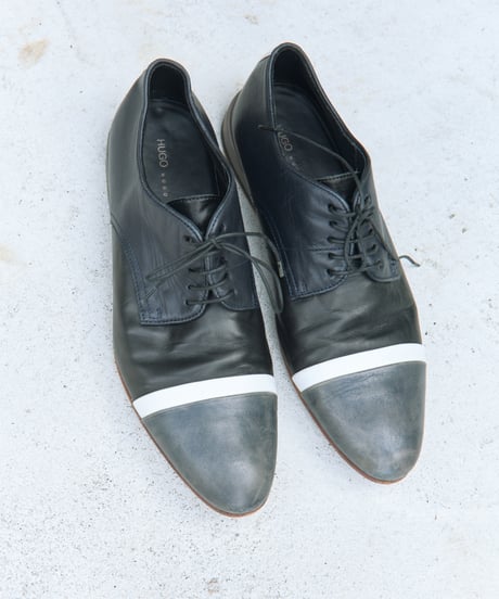 Hugo boss twotone leather shoes