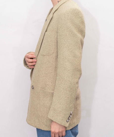 80s Italy vtg PISA silk/wool tailored jacket