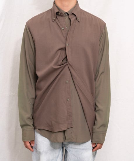 GOMME HOMME layered design shirts