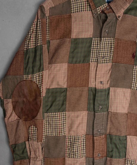 90s Polo Ralph Lauren patchwork shirts