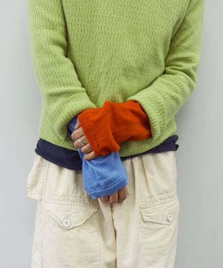 lime green knit