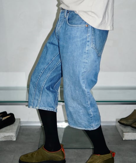 00s Scye drape cropped jeans