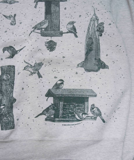 90s rel.e.vant. products bird pattern sweat