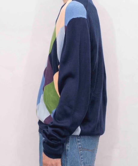 90s Lion's Den argyle acrylic knit
