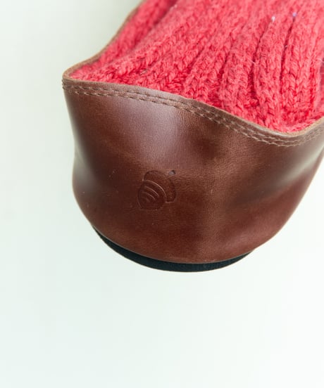 long rib knit shoes