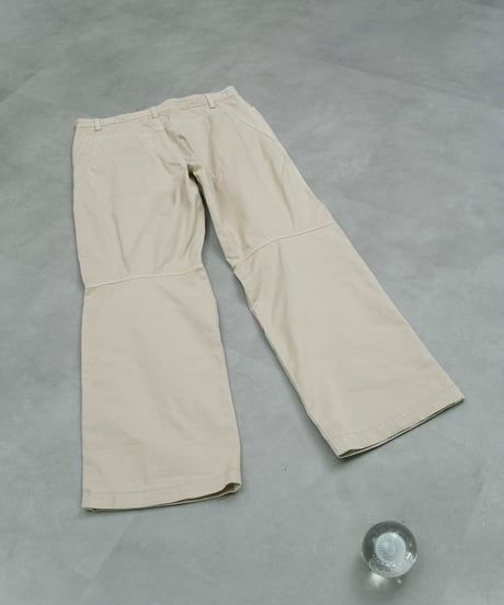 MARITHÉ + FRANCOIS GIRBAUD 90s draping cotton pants