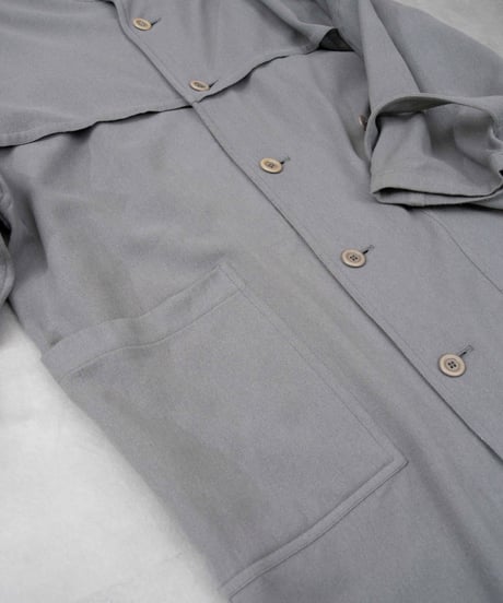 80s vtg TAKEZO deformation wool super long coat