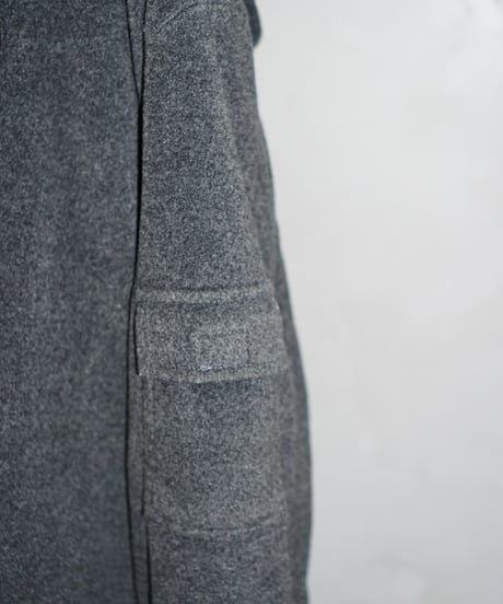 JUN MEN 90s velcro wool long coat