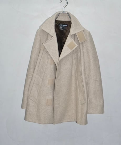 JACK HENRY made in france velcro standcollar wool jacket