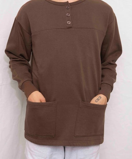 90s henry neck sweat
