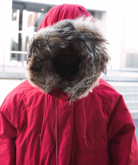 90s NAUTICA atlantic fur down coat