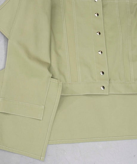 AFTERHOMEWORK PARIS deformation cotton jacket