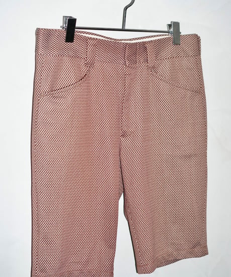 90s FARAH gingham check slacks shorts