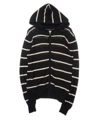 90s agnes b. homme paris knit hoodie