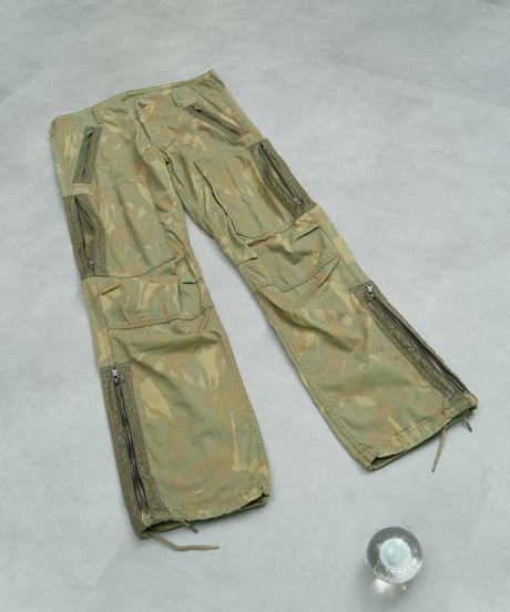 00s ONE GRAVITY cotton/poly camouflage cargo