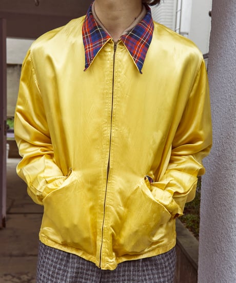 60s vtg GAYS silk jacket